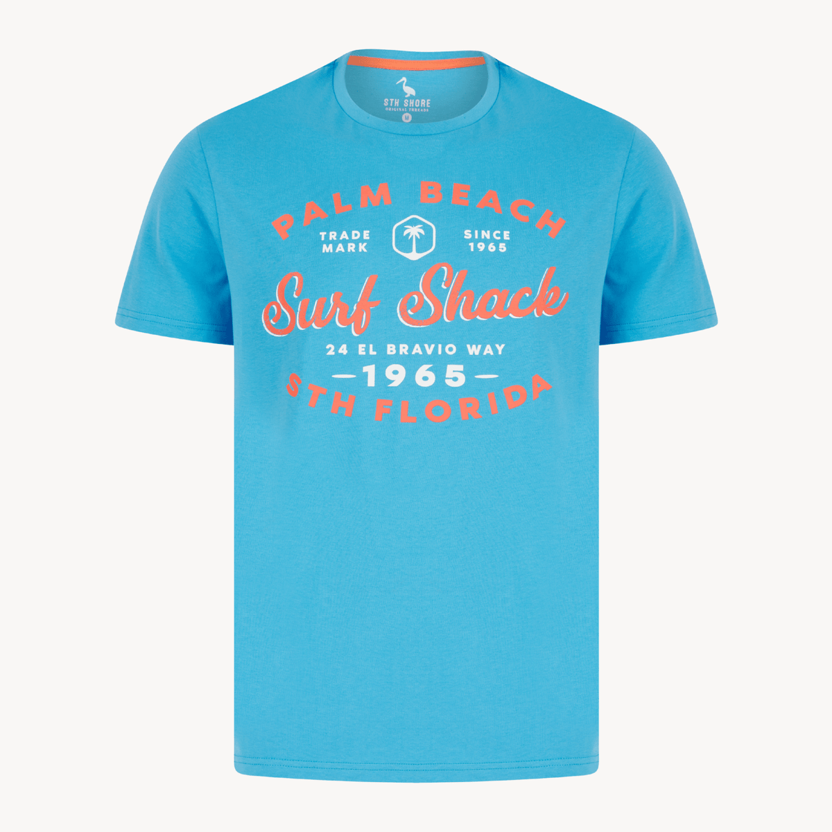 Mens Blue Surf Shack T-shirt from You Know Who's