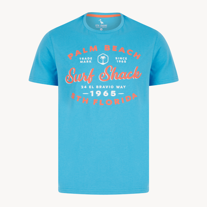 Mens Blue Surf Shack T-shirt from You Know Who's