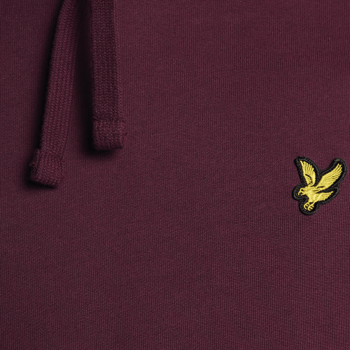 Mens Burgundy Contrast Lyle & Scott Hoodie from You Know Who's