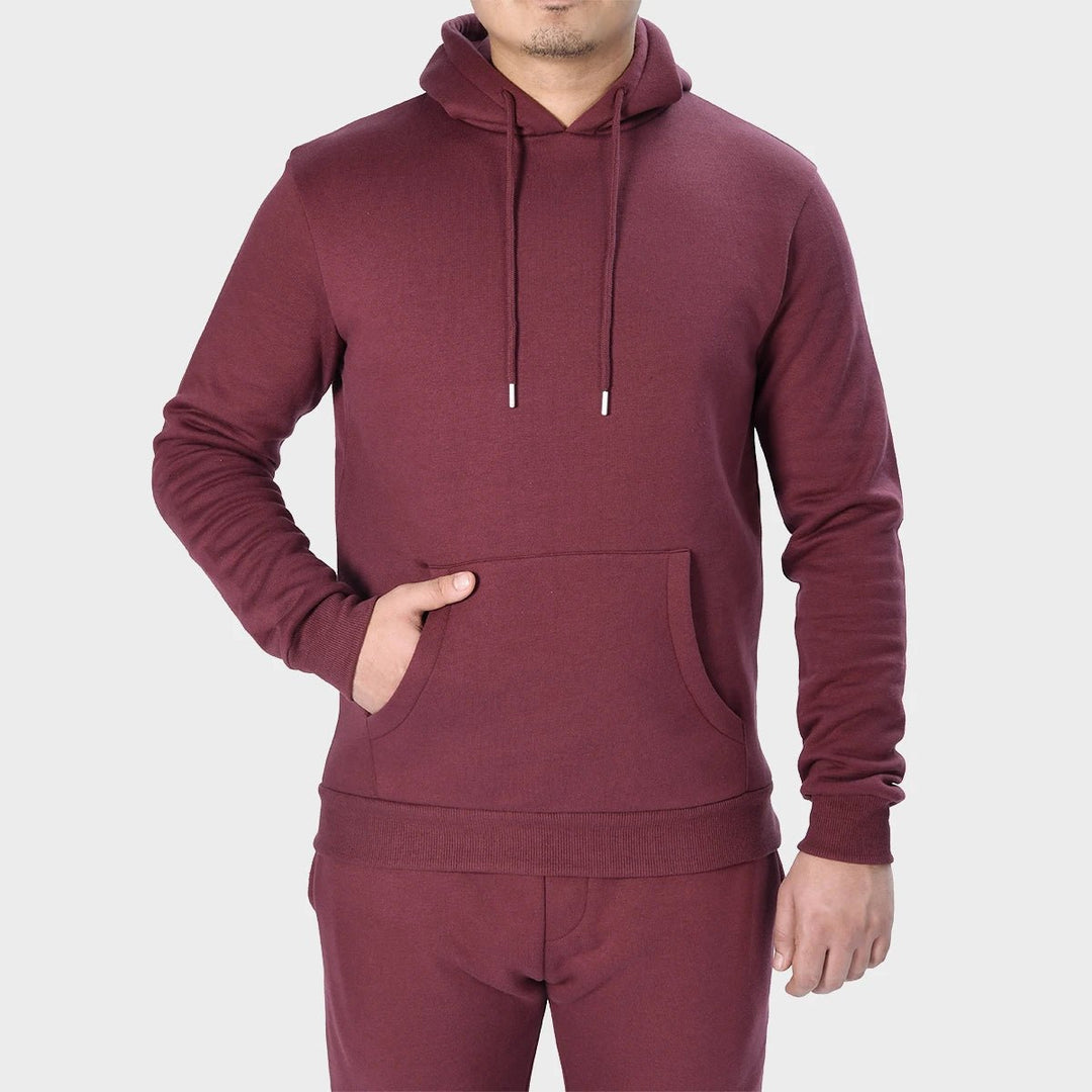 Mens Burgundy Hoodie from You Know Who's