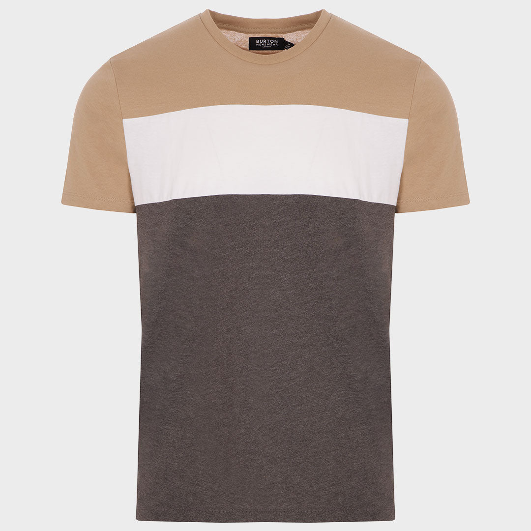 Men`s Burton Horizontal Colour Block T-Shirt from You Know Who's