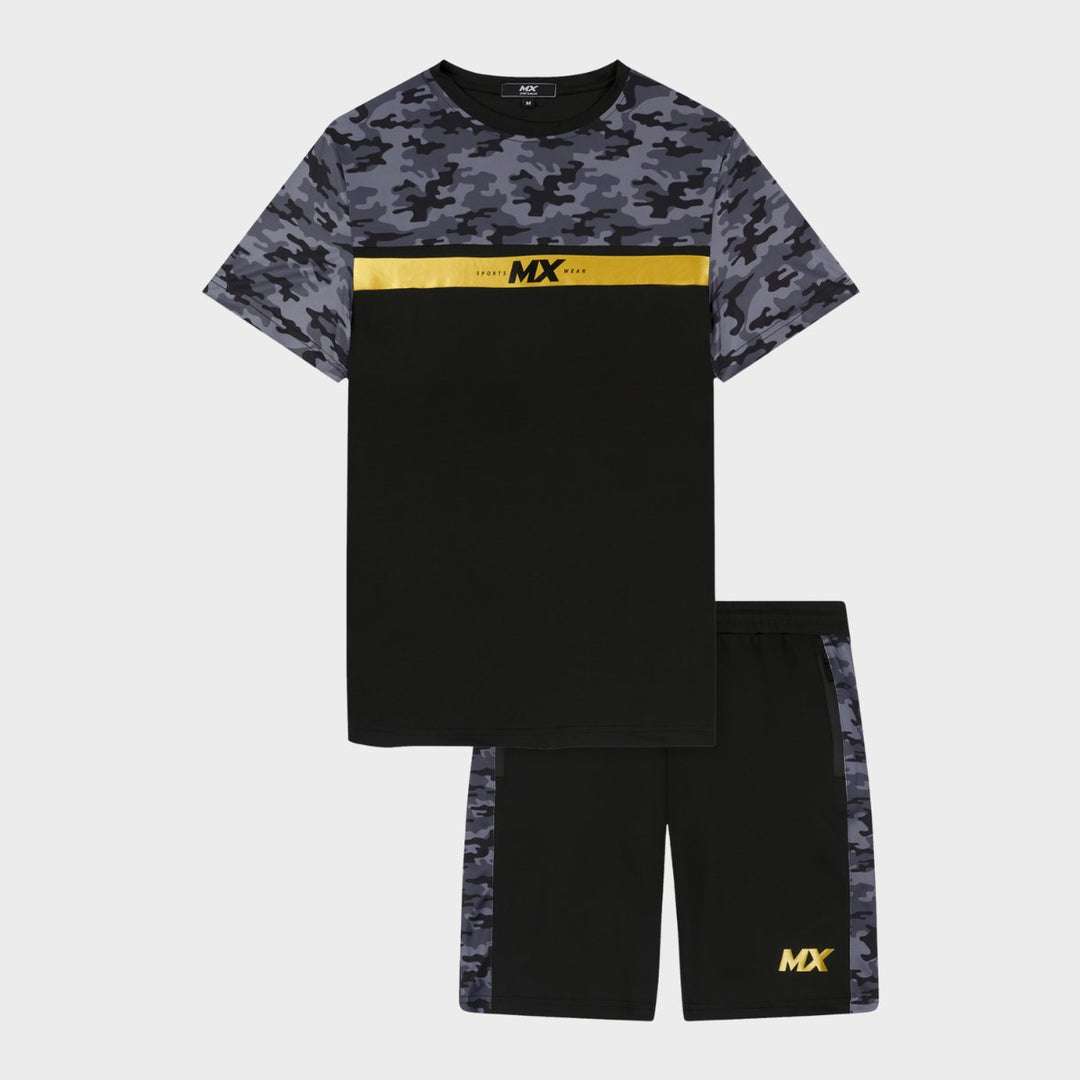 Men`s Camo T-Shirt and Shorts Set from You Know Who's