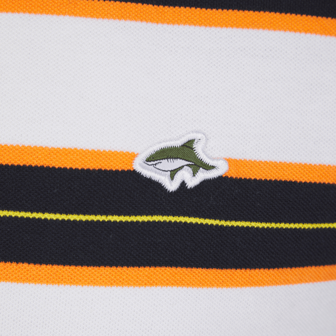 Men's Carrot Striped Le Shark Polo from You Know Who's