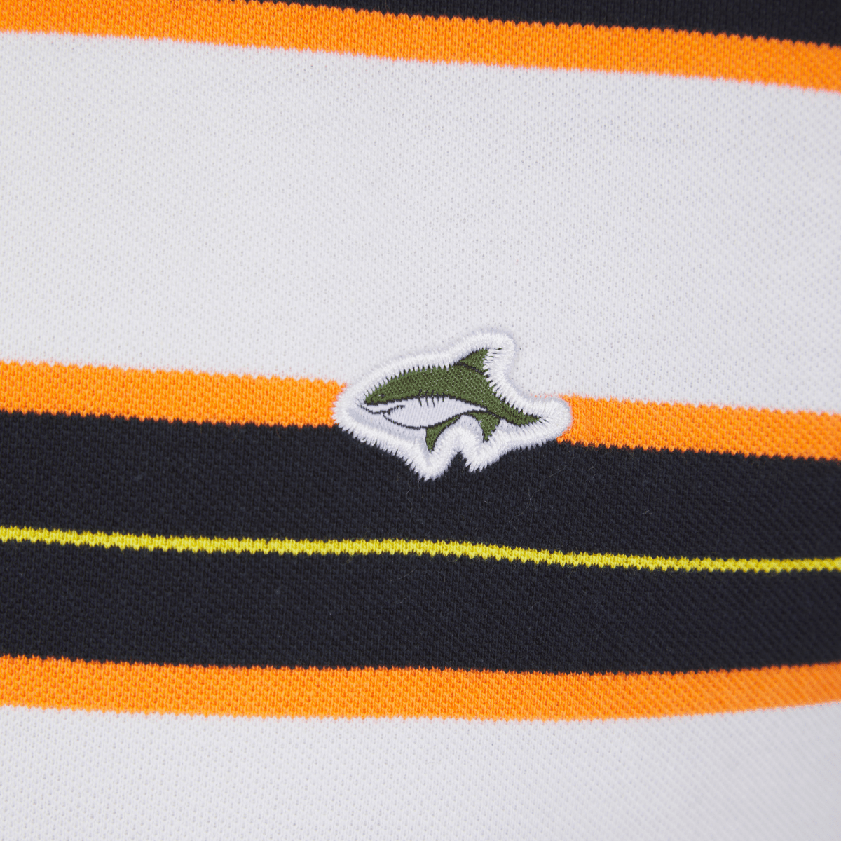 Men's Carrot Striped Le Shark Polo from You Know Who's