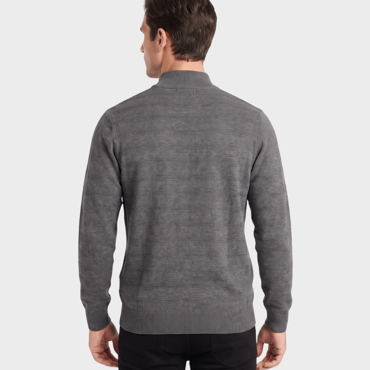 Men's Charcoal 1/4 Zip Jumper from You Know Who's