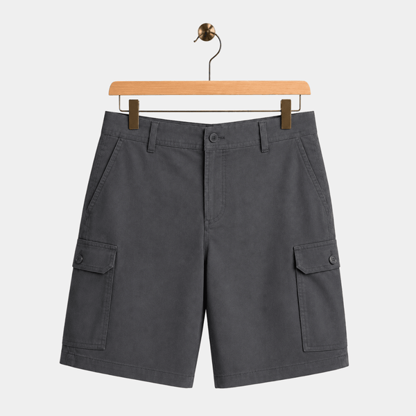Mens Charcoal Cargo Short from You Know Who's