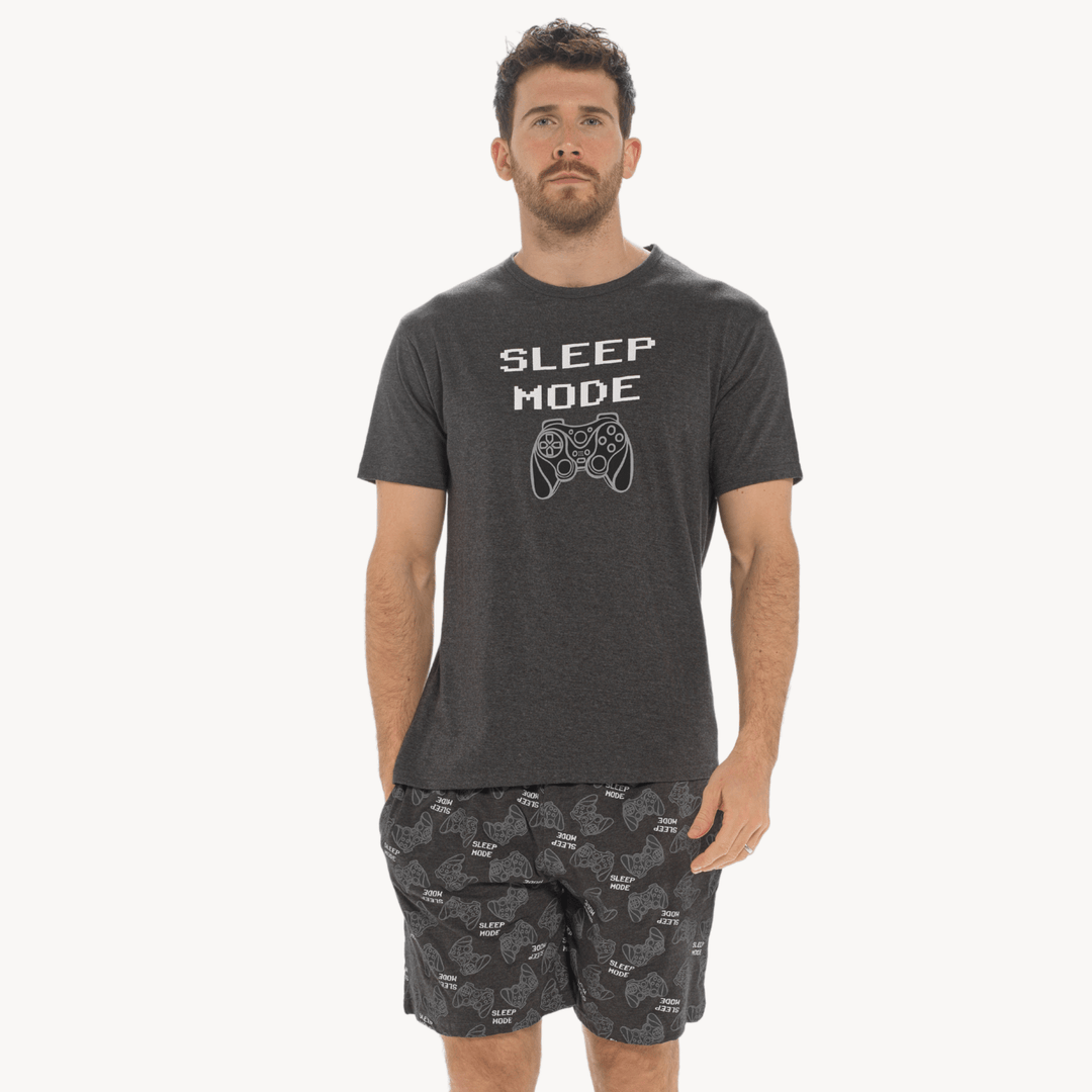 Mens Charcoal Gaming Pj Set from You Know Who's