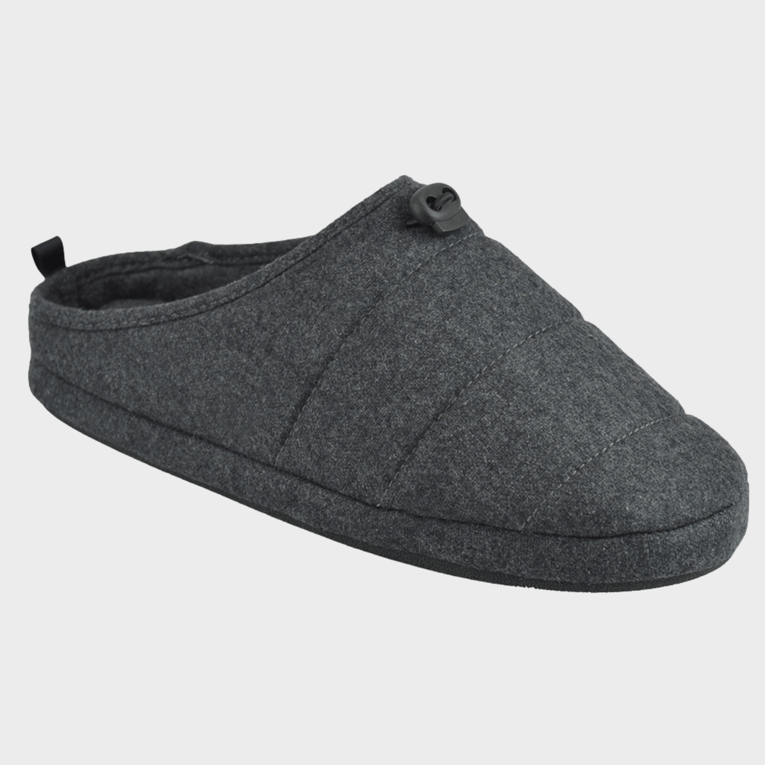 Mens Charcoal Quilted Mule from You Know Who's