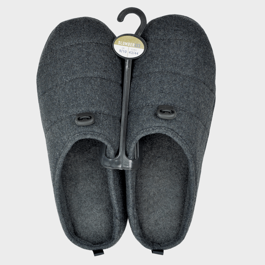 Mens Charcoal Quilted Mule from You Know Who's
