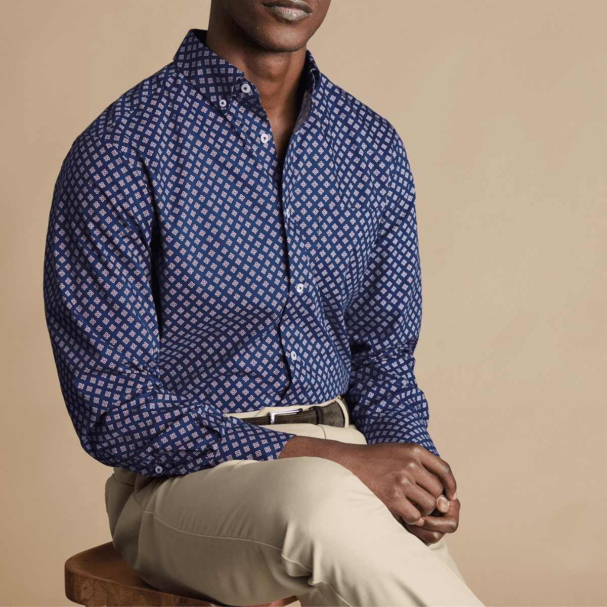 Mens Charles Tyr Slim Fit Diamond Shirt from You Know Who's