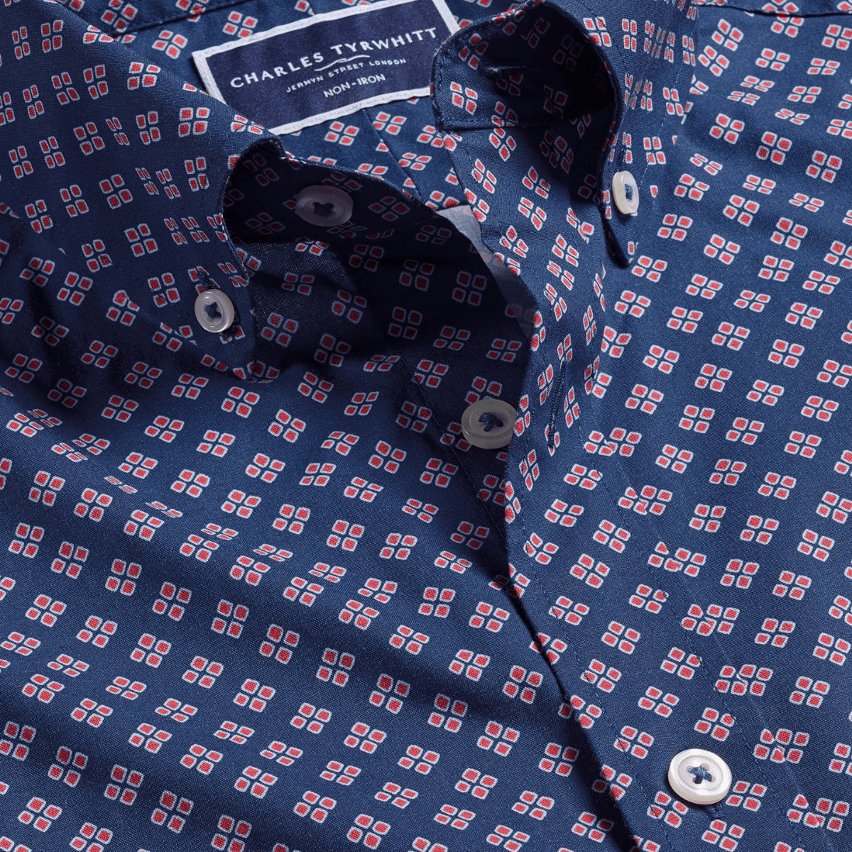 Mens Charles Tyr Slim Fit Diamond Shirt from You Know Who's