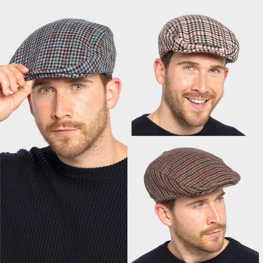 Mens Checked Flat Cap from You Know Who's