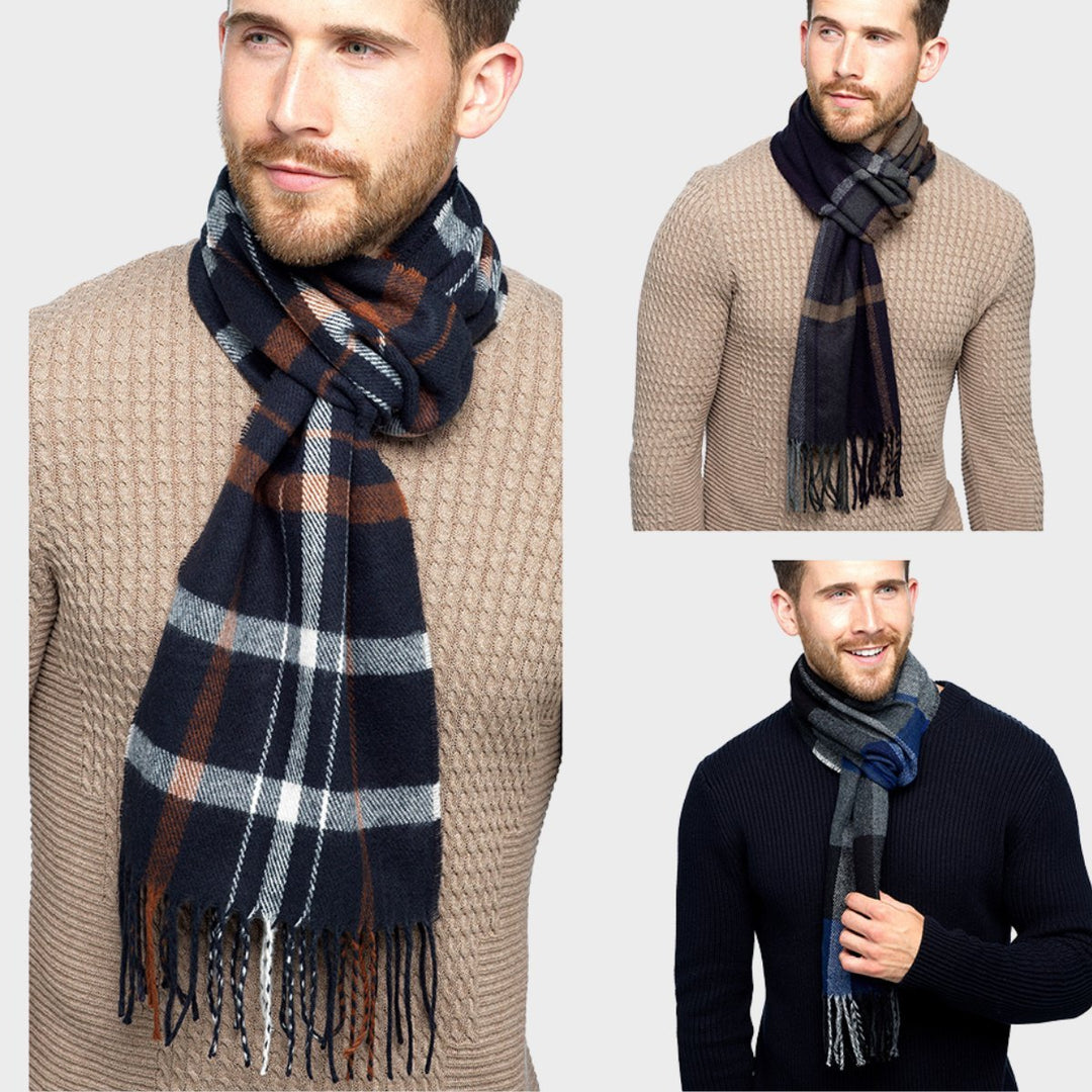 Mens Checked Scarf from You Know Who's