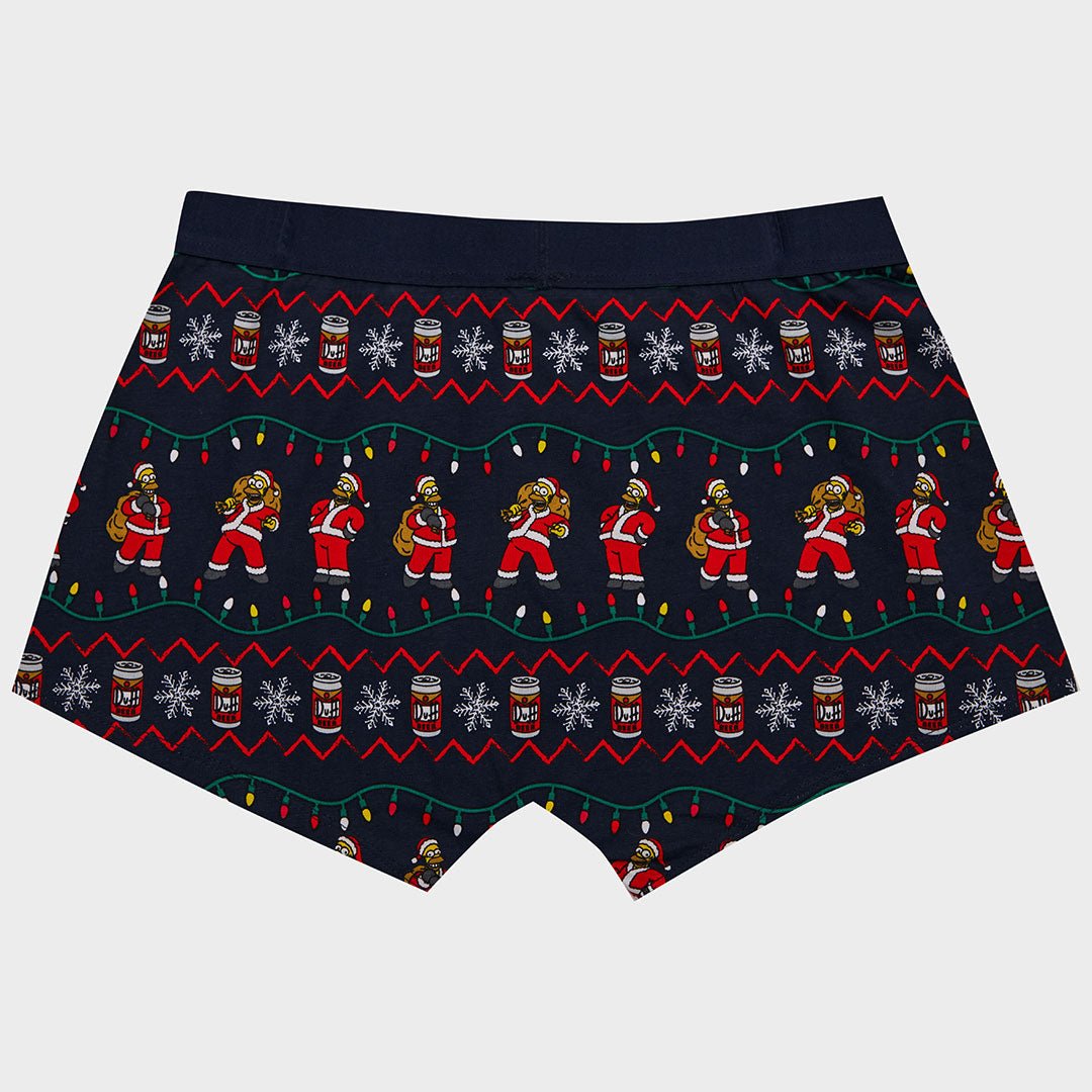 Mens Christmas Simpson Character Boxer from You Know Who's