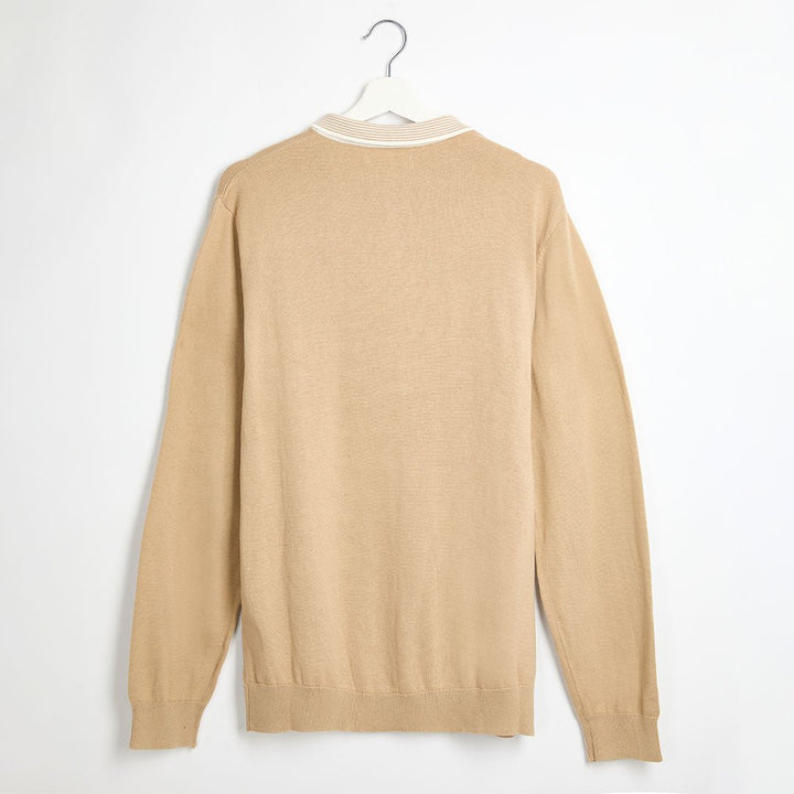 Mens Contrast Collar Jumper from You Know Who's