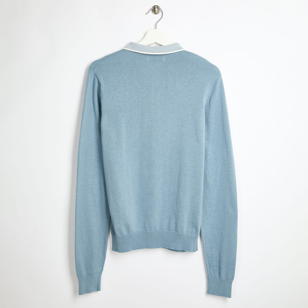 Mens Contrast Collar Jumper from You Know Who's