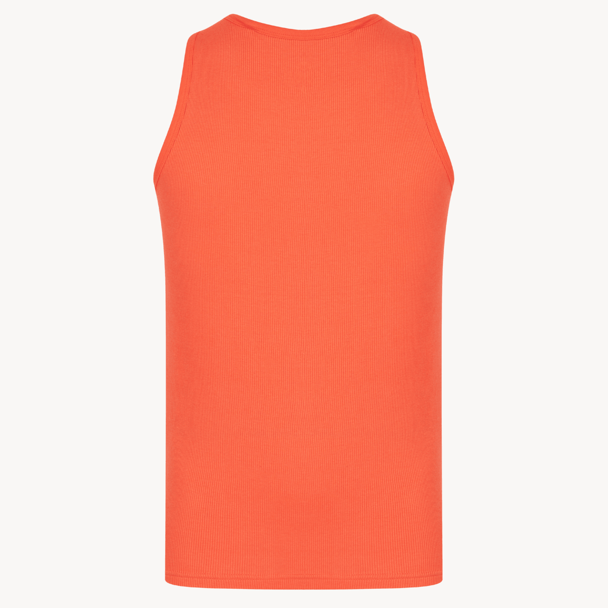 Mens Coral Ribbed Vest from You Know Who's