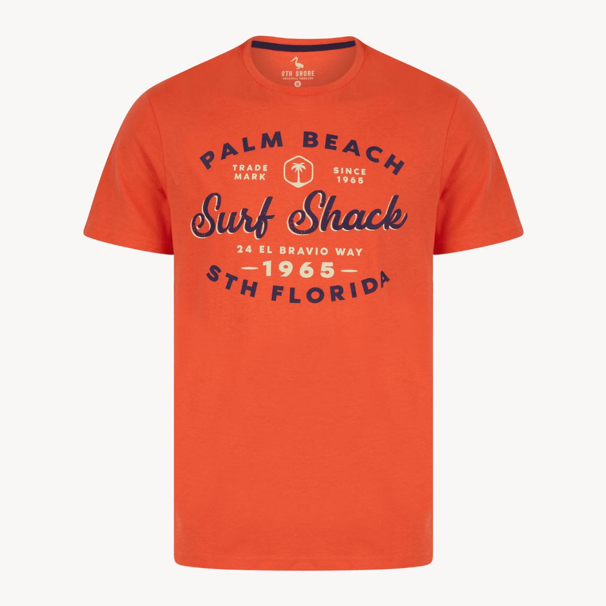 Mens Coral Surf Shack T-shirt from You Know Who's
