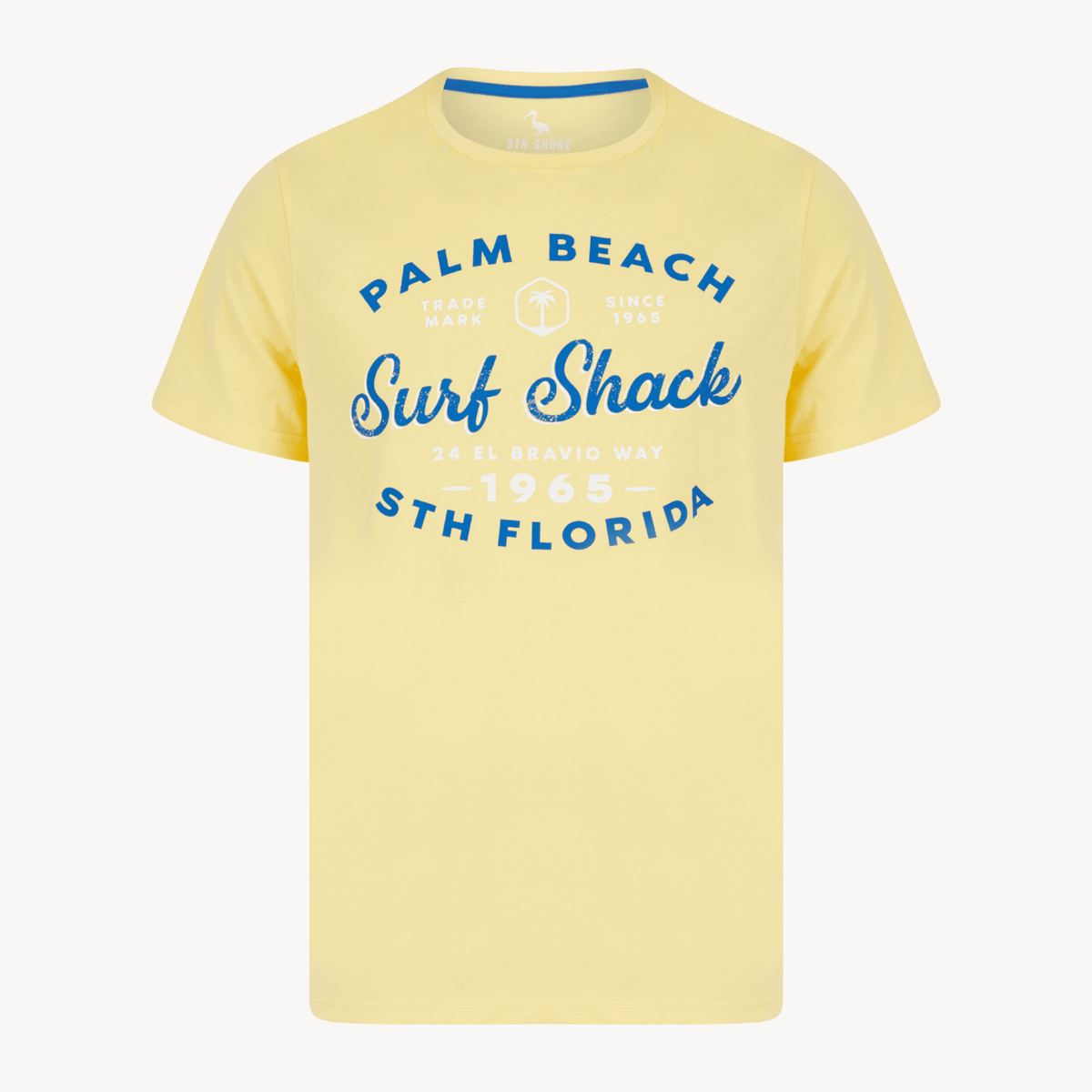Mens Cream Surf Shack T-shirt from You Know Who's