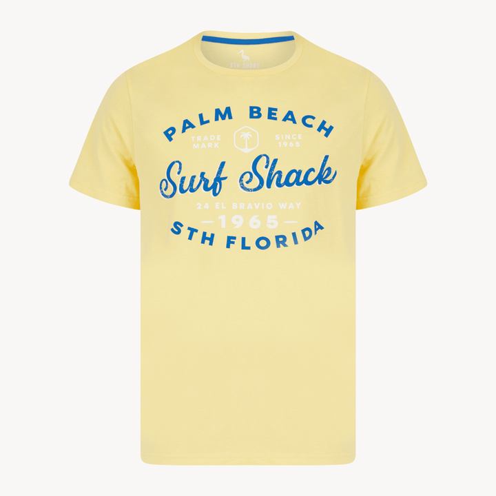 Mens Cream Surf Shack T-shirt from You Know Who's
