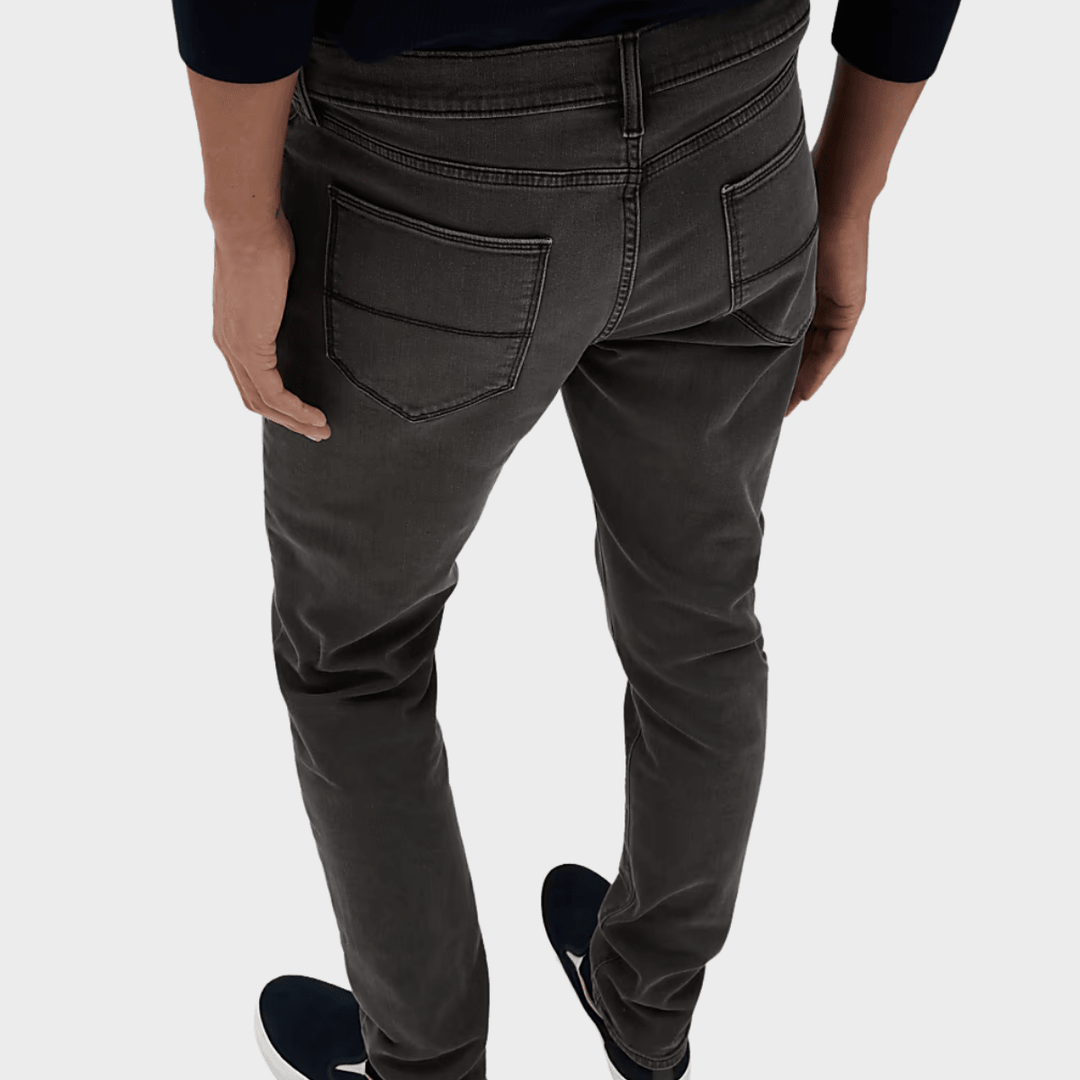 Mens Dark Grey Slim Fit Jeans from You Know Who's