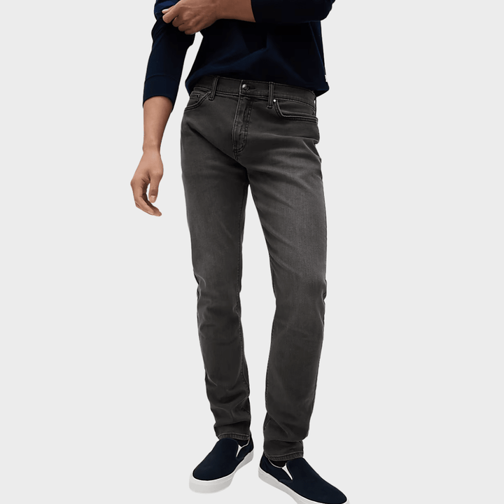 Mens Dark Grey Slim Fit Jeans from You Know Who's