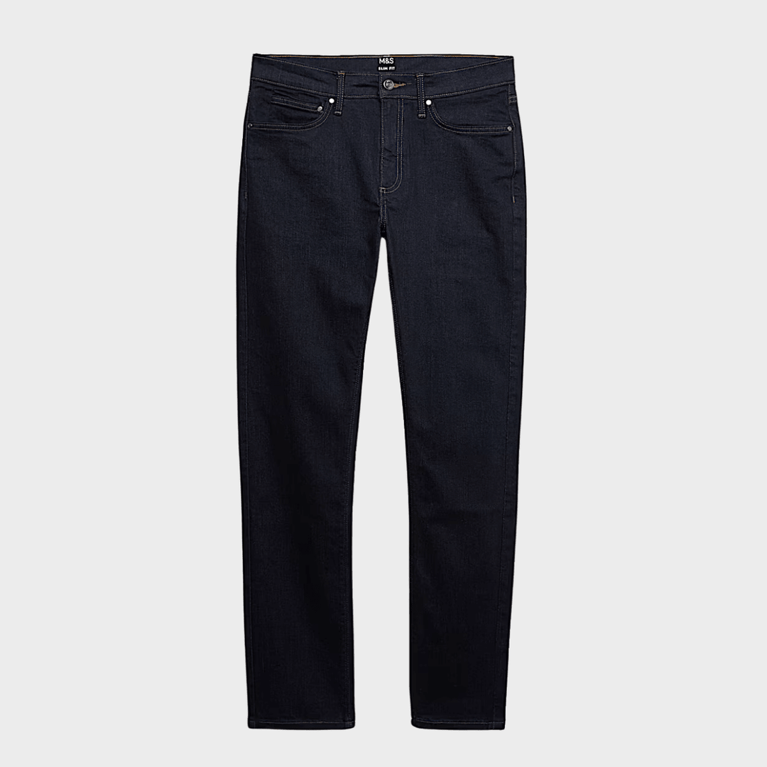 Mens Dark Indigo Slim Fit Jeans from You Know Who's
