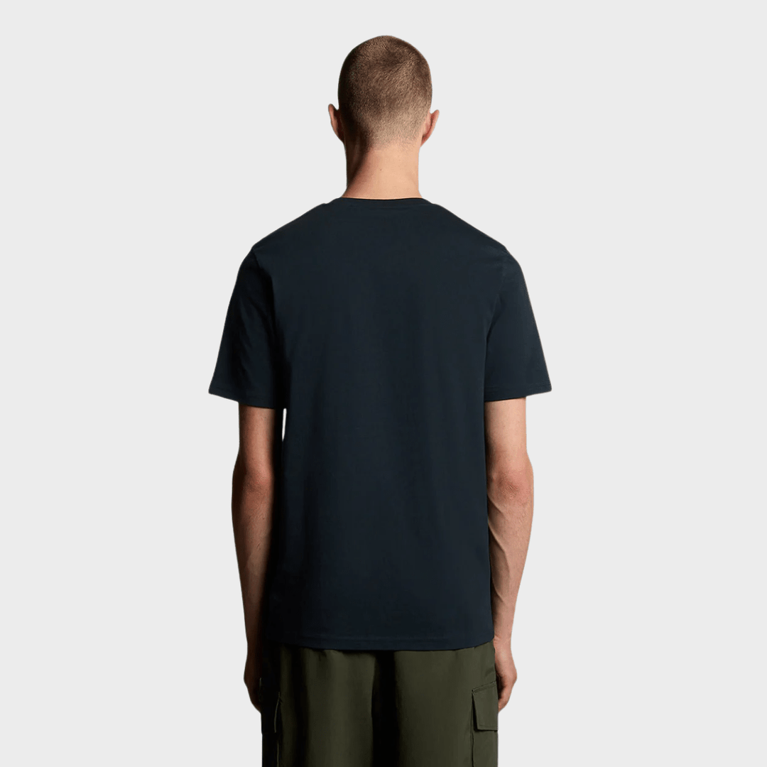 Men's Dark Navy Lyle & Scott Gold Logo T-shirt from You Know Who's