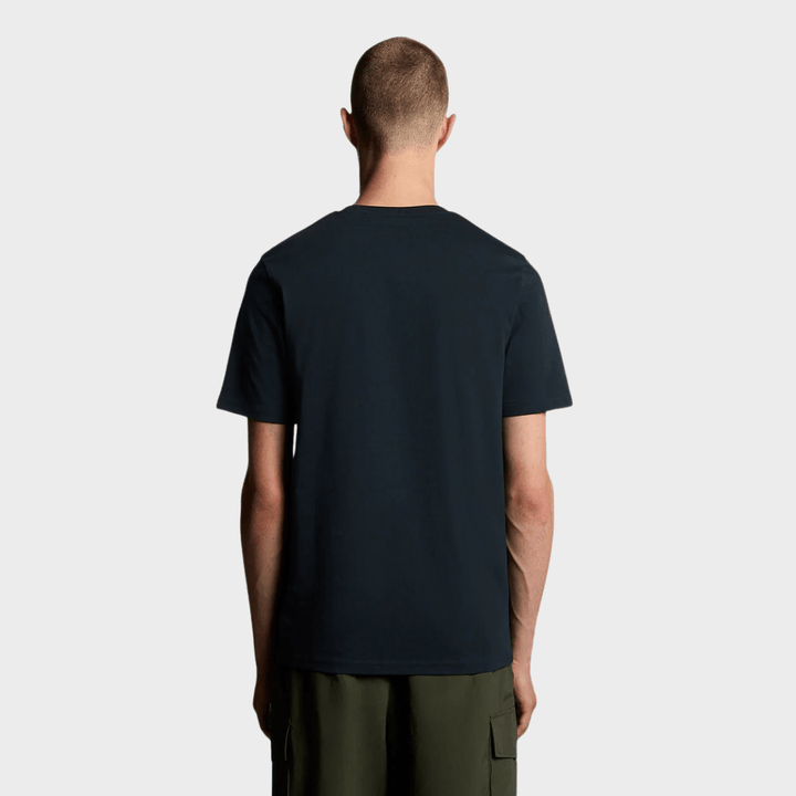 Men's Dark Navy Lyle & Scott Gold Logo T-shirt from You Know Who's