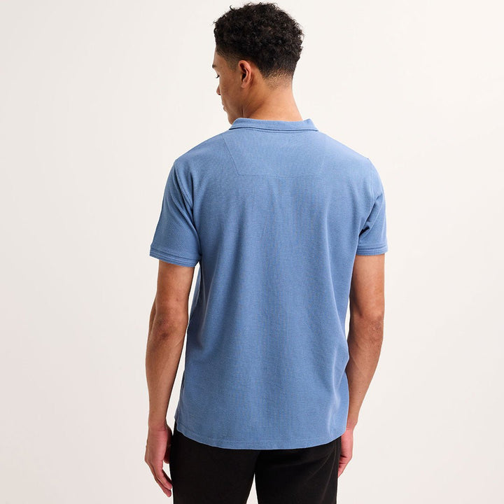 Mens Denim Tipped Collar Polo from You Know Who's