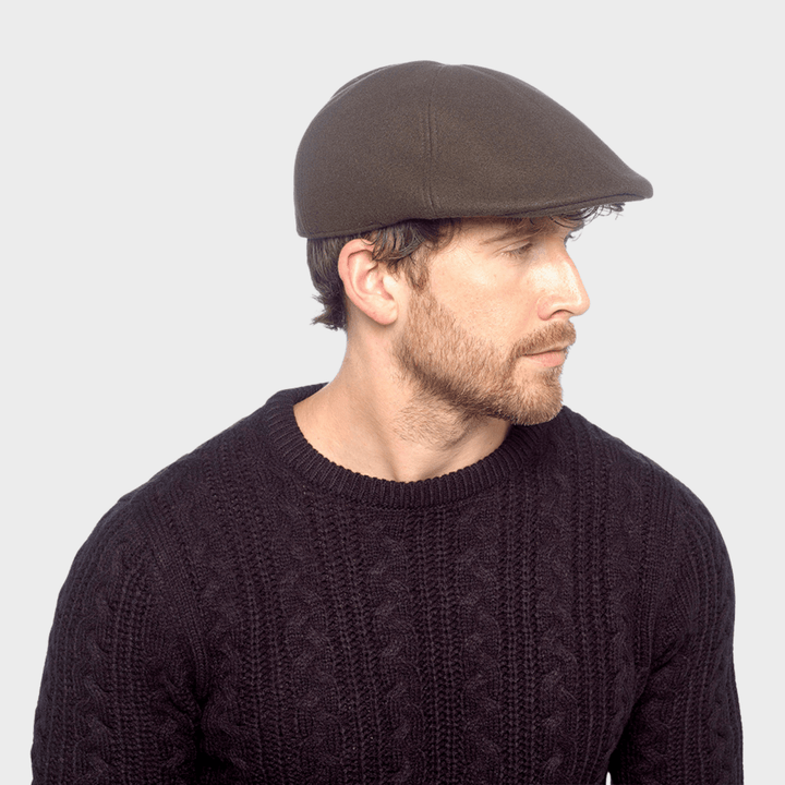 Mens Flannel Flat Cap from You Know Who's