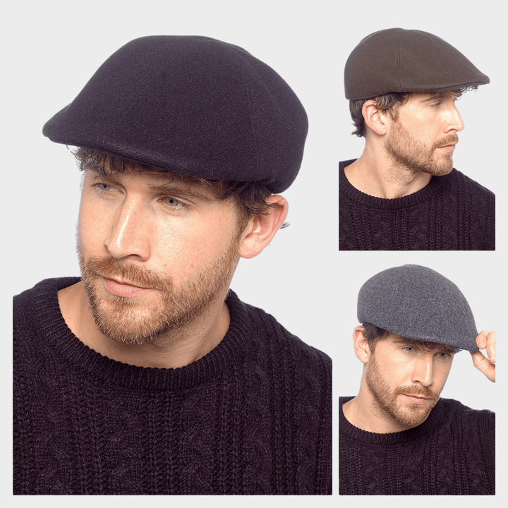Mens Flannel Flat Cap from You Know Who's