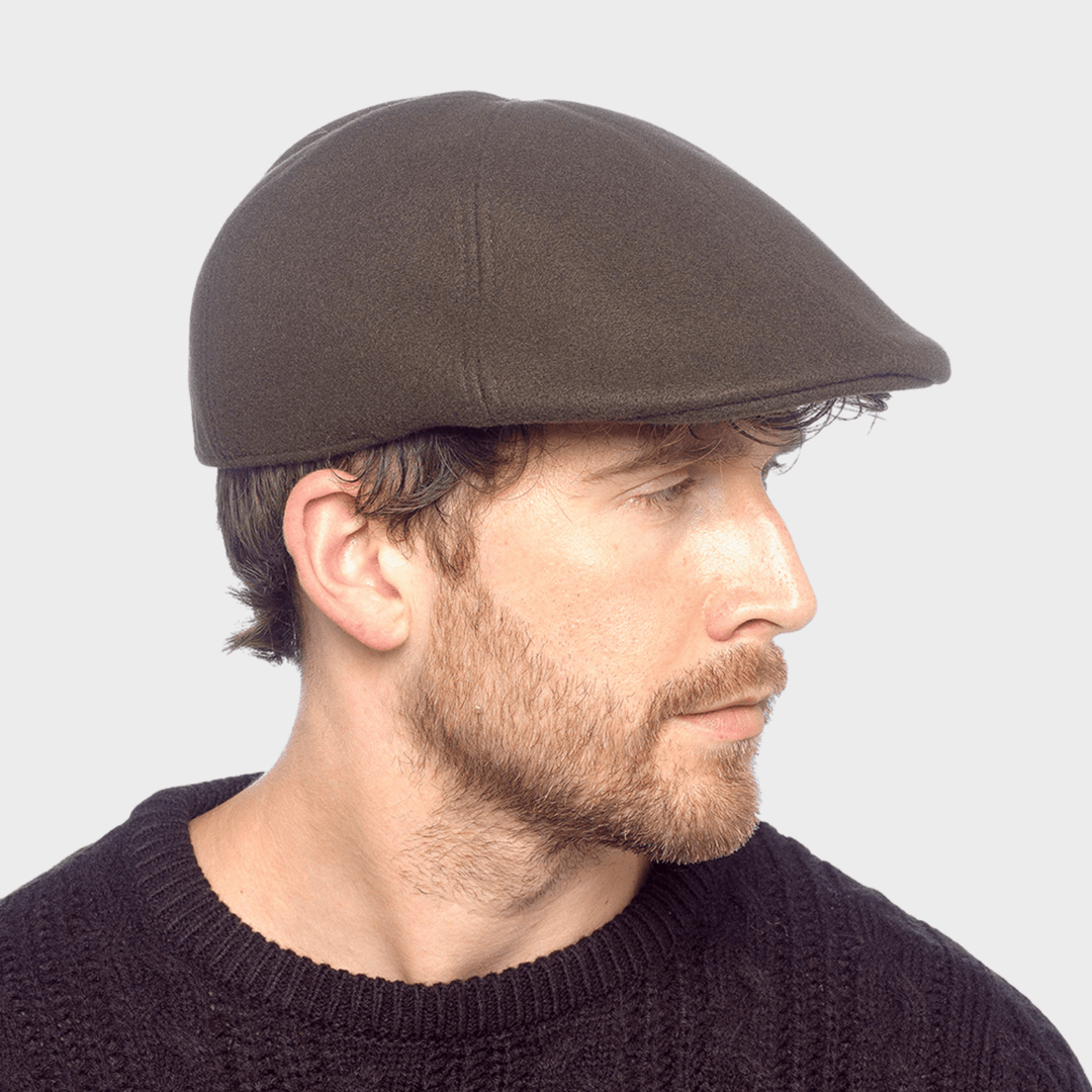 Mens Flannel Flat Cap from You Know Who's