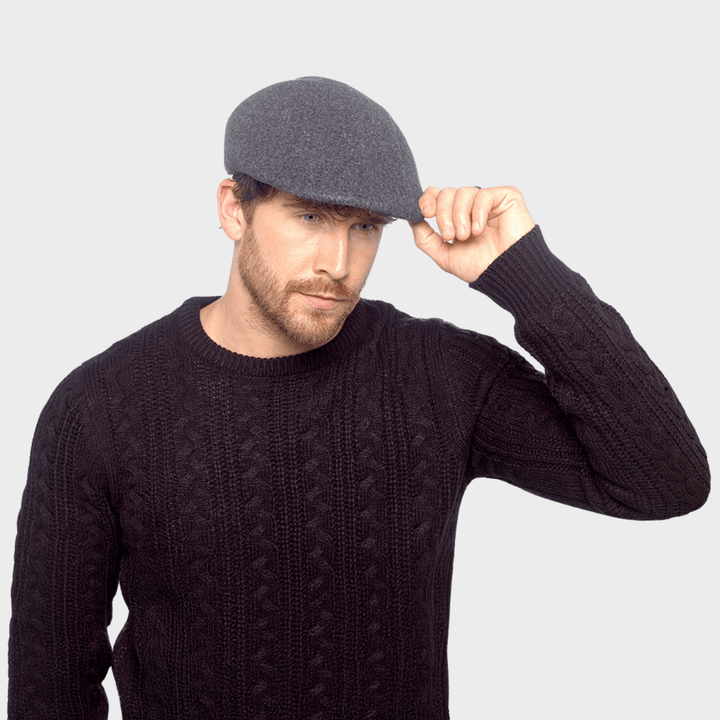 Mens Flannel Flat Cap from You Know Who's