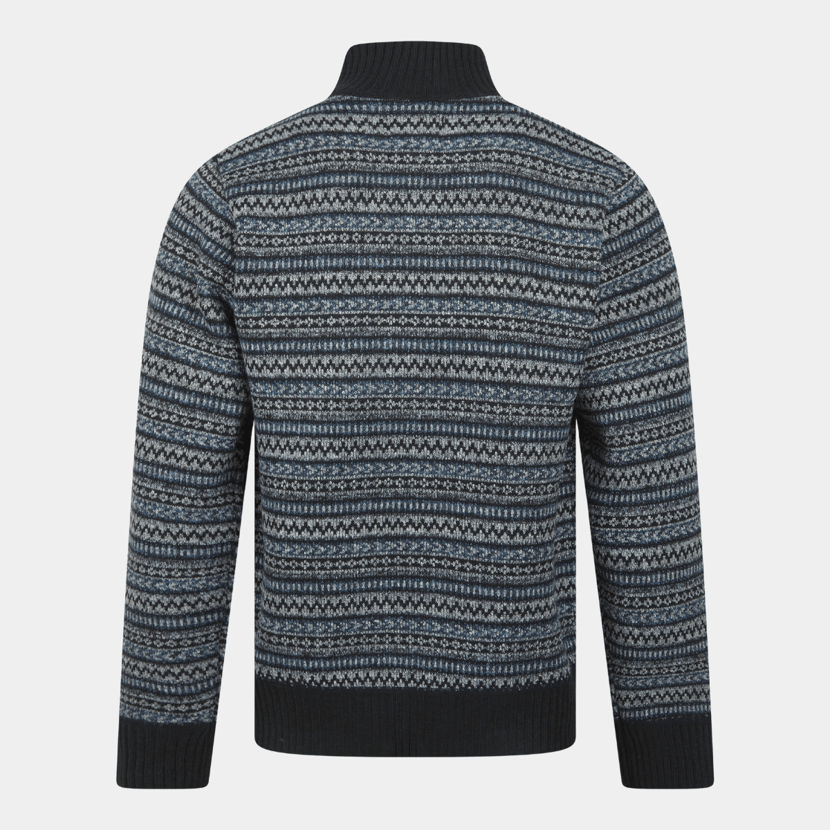 Mens Fleece Lined Jacquard Cardigan from You Know Who's