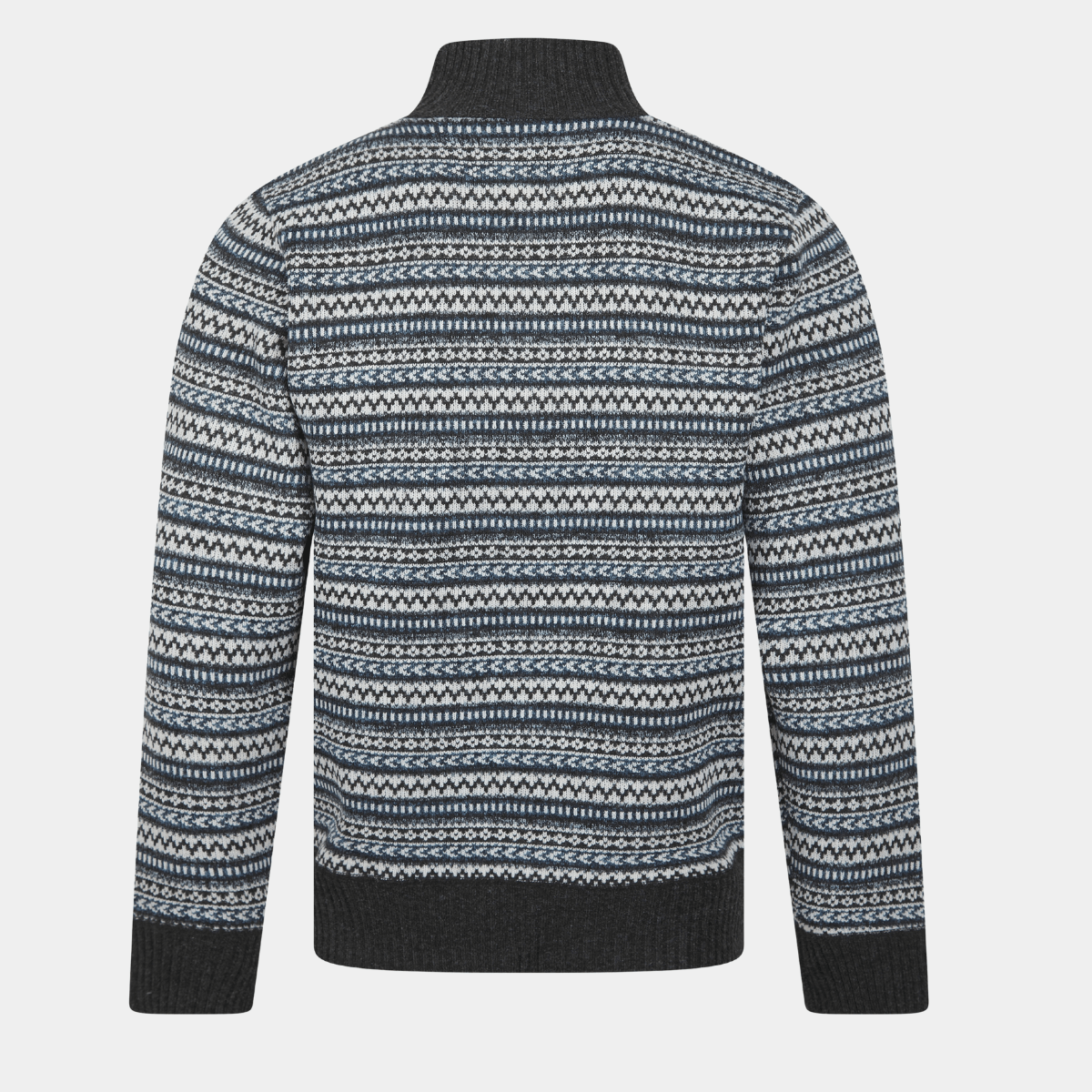 Mens Fleece Lined Jacquard Cardigan from You Know Who's