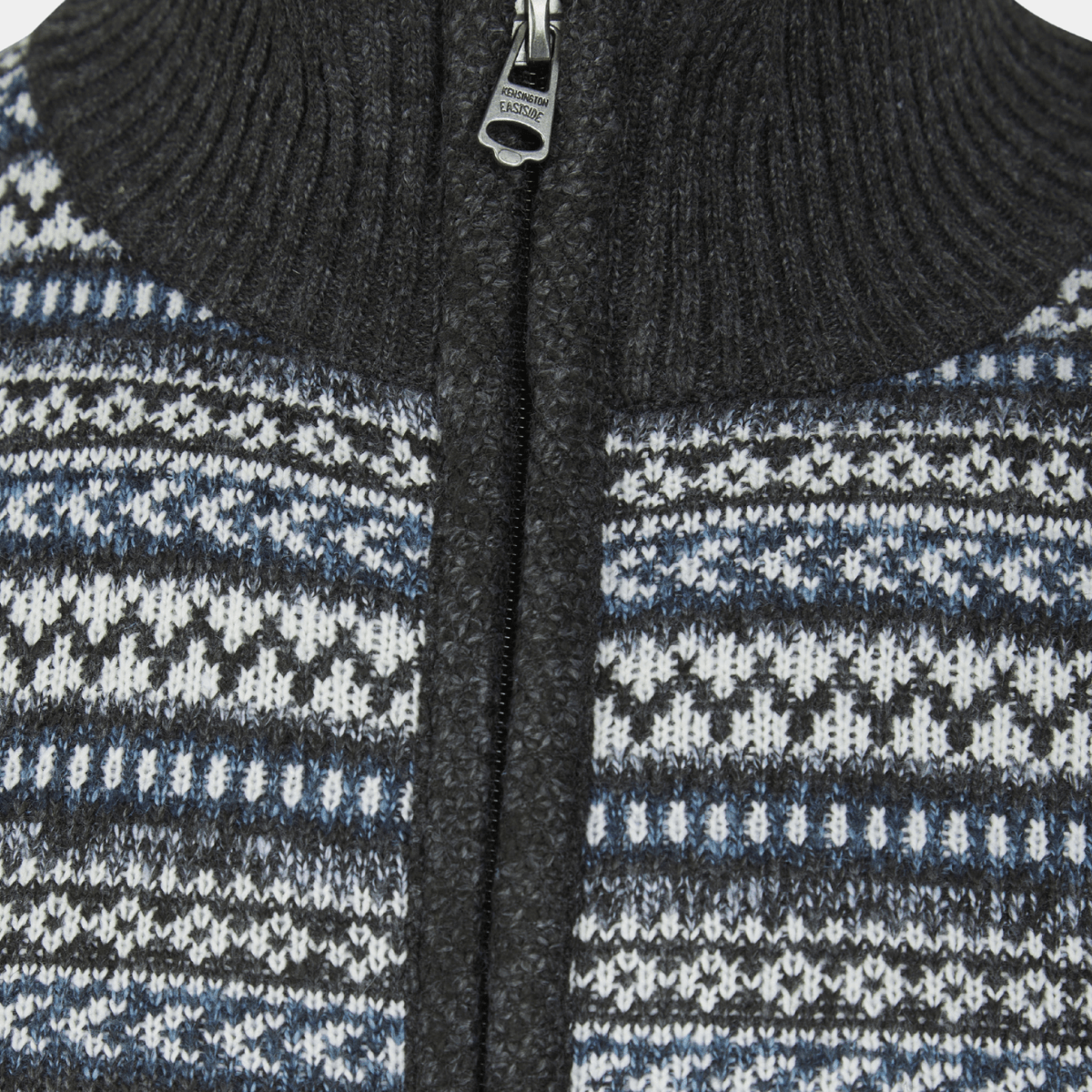 Mens Fleece Lined Jacquard Cardigan from You Know Who's