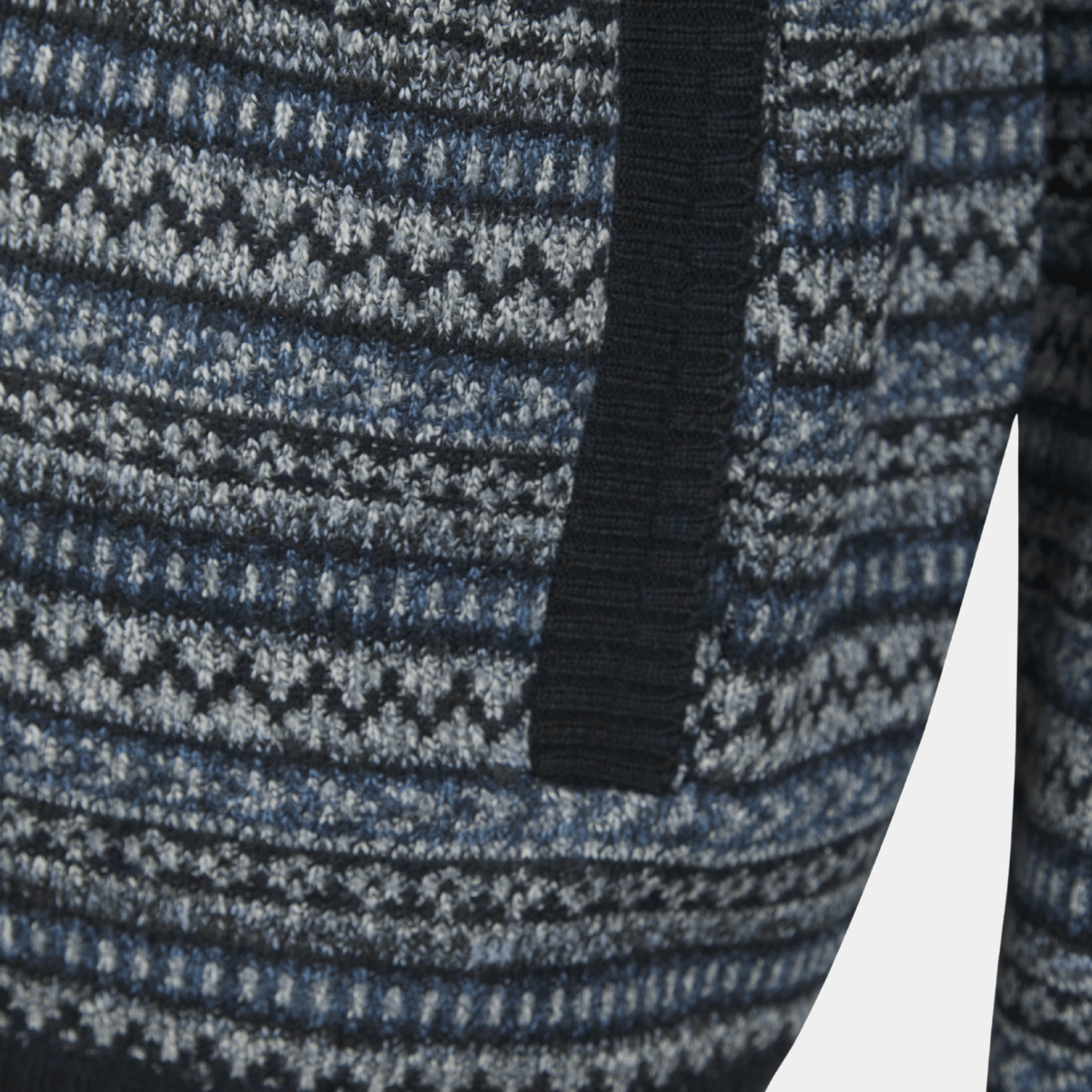 Mens Fleece Lined Jacquard Cardigan from You Know Who's