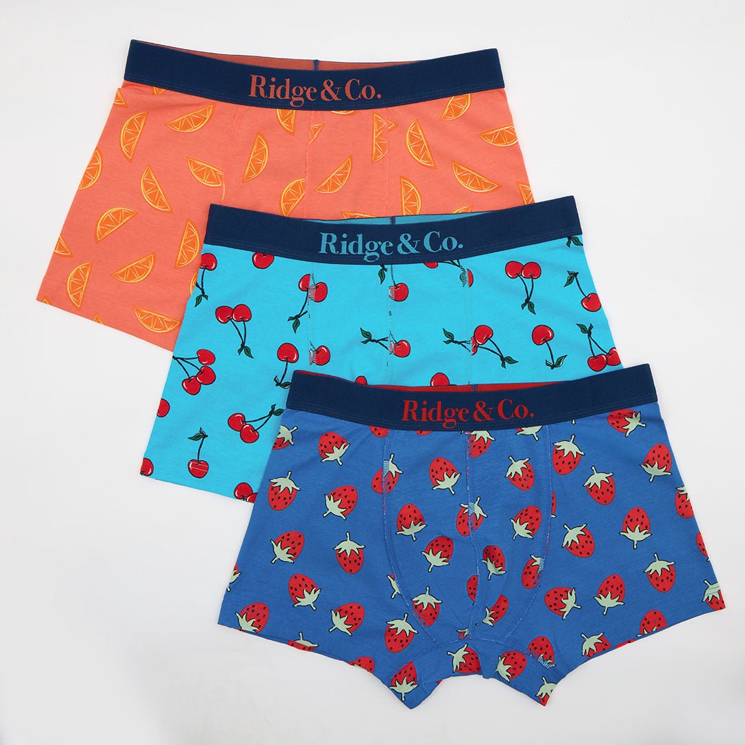 Mens Fruit 3pk Hipster Boxers from You Know Who's