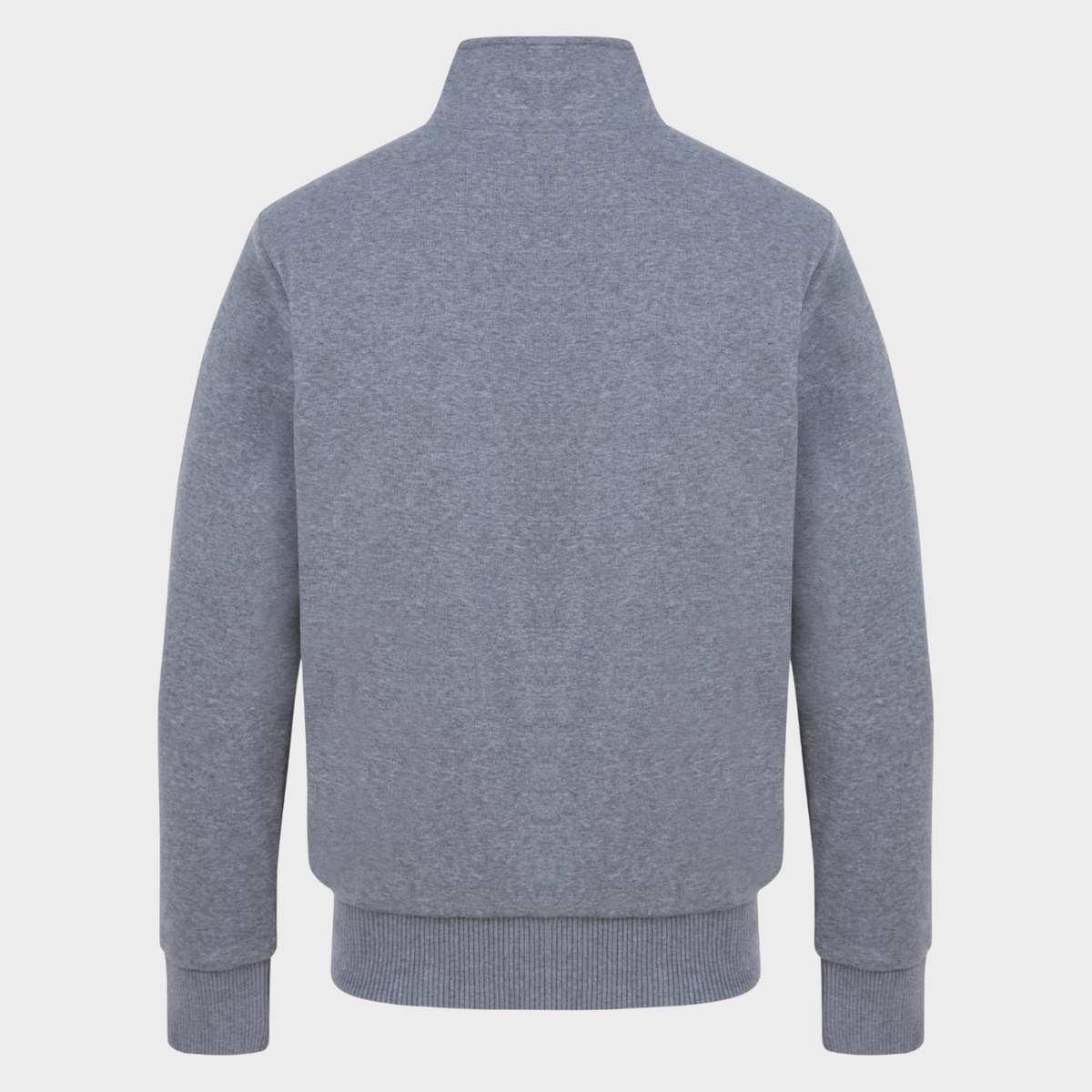 Mens Funnel Neck Zip Through Chunky Sweat With Borg Lining from You Know Who's