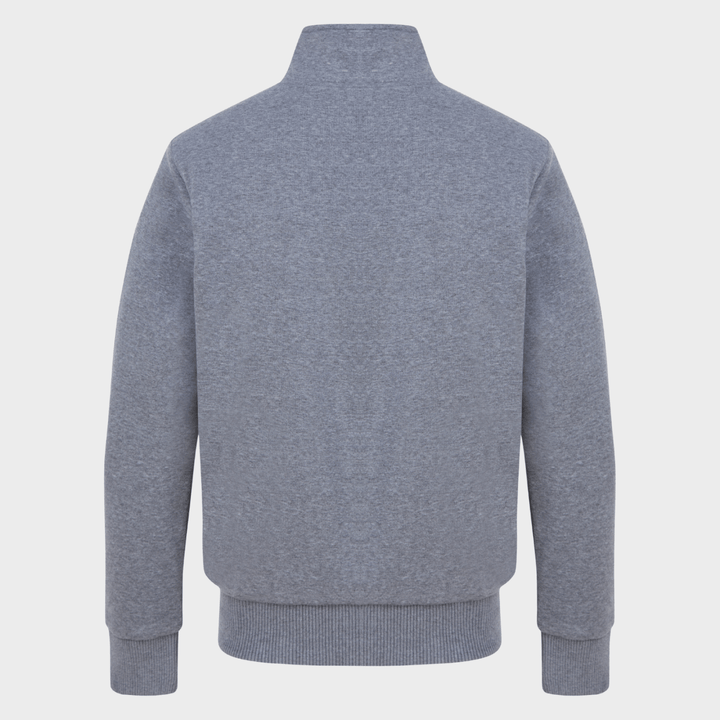 Mens Funnel Neck Zip Through Chunky Sweat With Borg Lining from You Know Who's