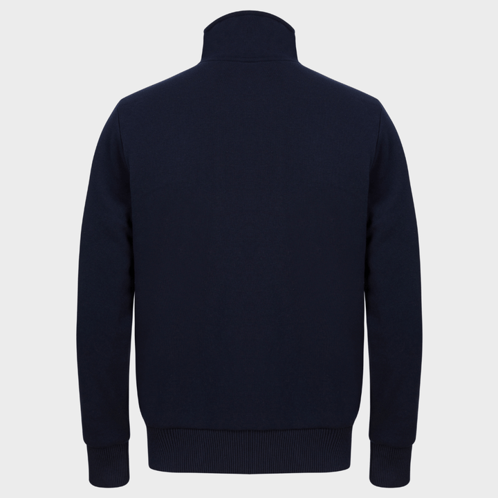 Mens Funnel Neck Zip Through Chunky Sweat With Borg Lining from You Know Who's