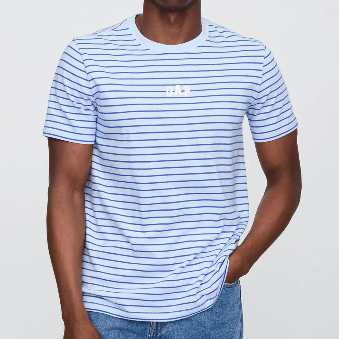Men's GAP Blue Striped T-Shirt from You Know Who's