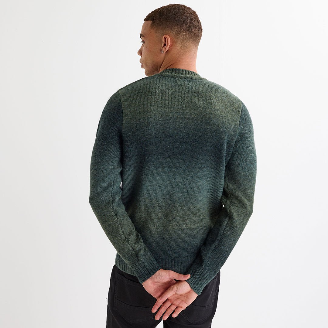 Mens Green Crew Neck Jumper from You Know Who's