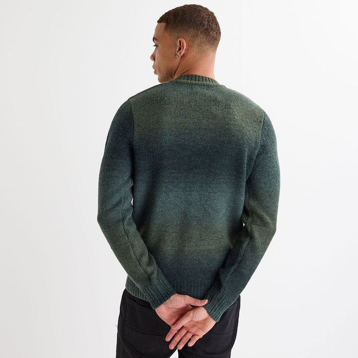 Mens Green Crew Neck Jumper from You Know Who's