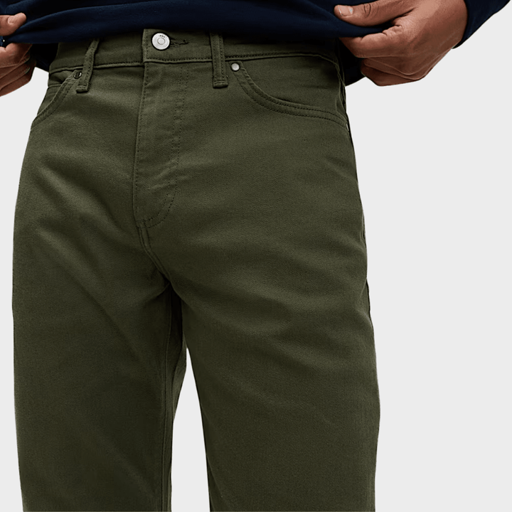 Mens Green Slim Fit Jeans from You Know Who's
