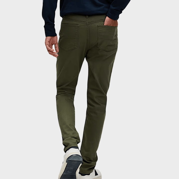 Mens Green Slim Fit Jeans from You Know Who's