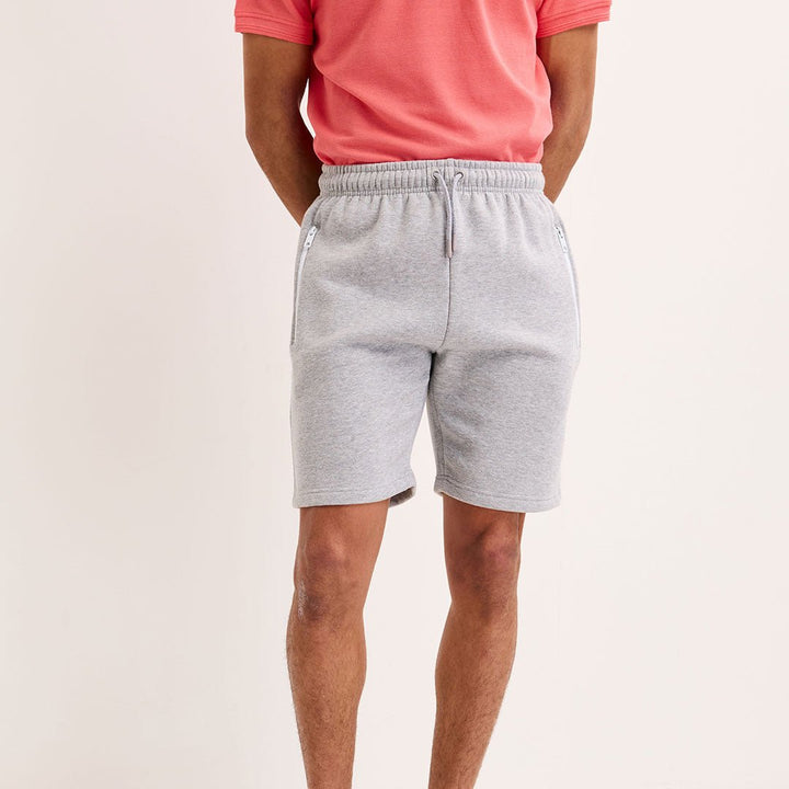 Mens Grey 2 Pocket Zip Short from You Know Who's