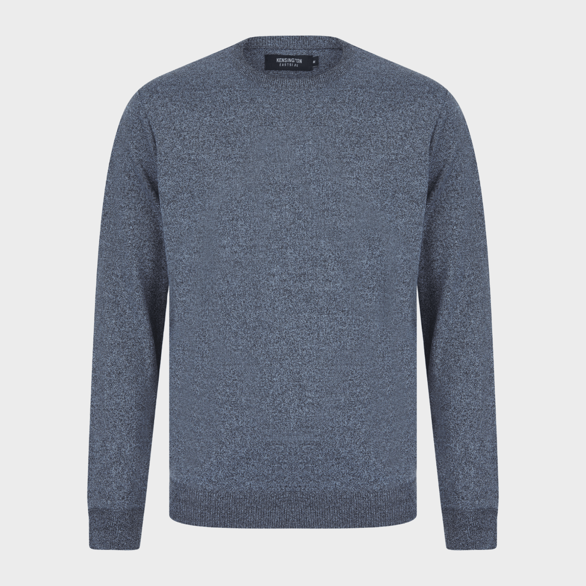 Mens Grey Birdseye Crew Neck Jumper from You Know Who's