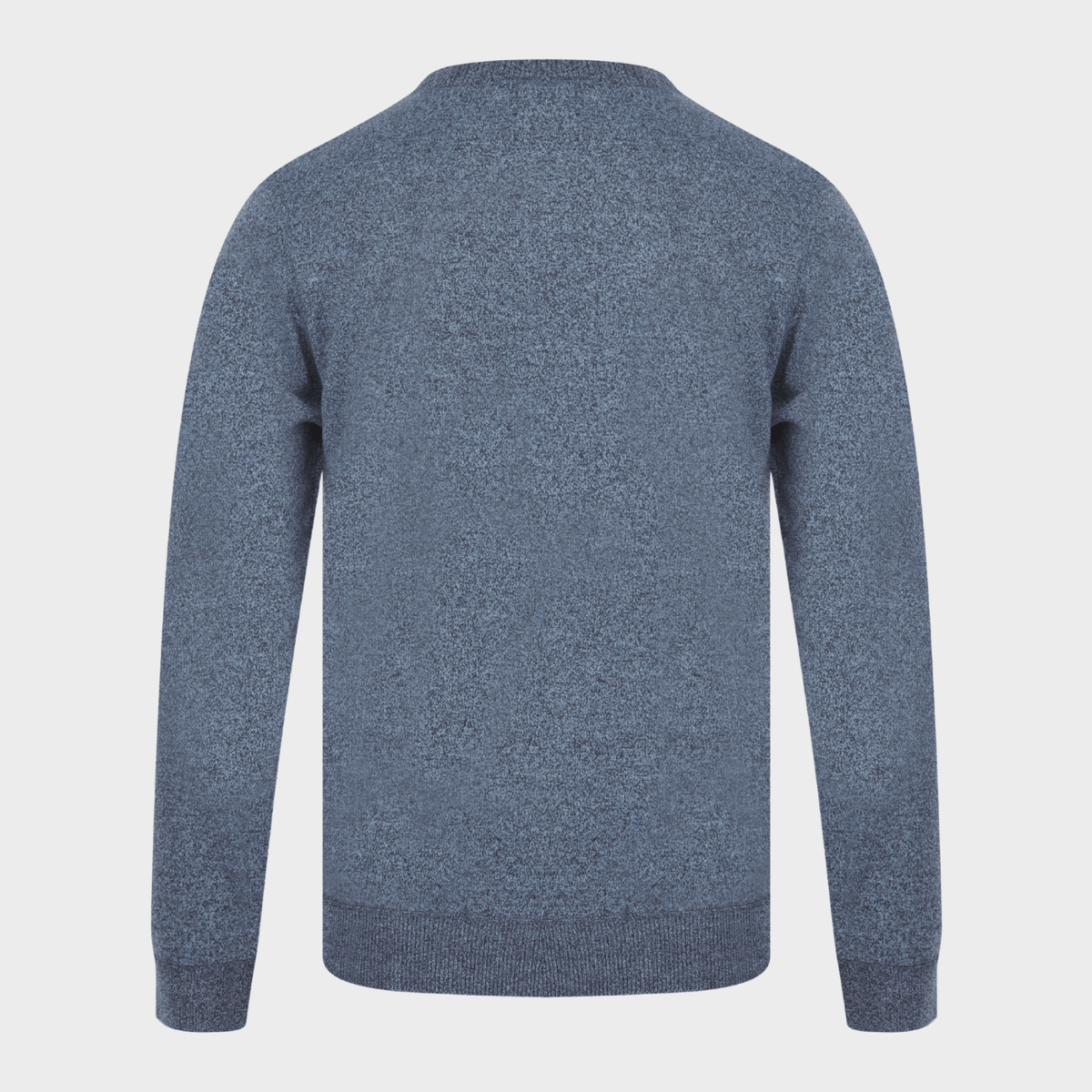 Mens Grey Birdseye Crew Neck Jumper from You Know Who's